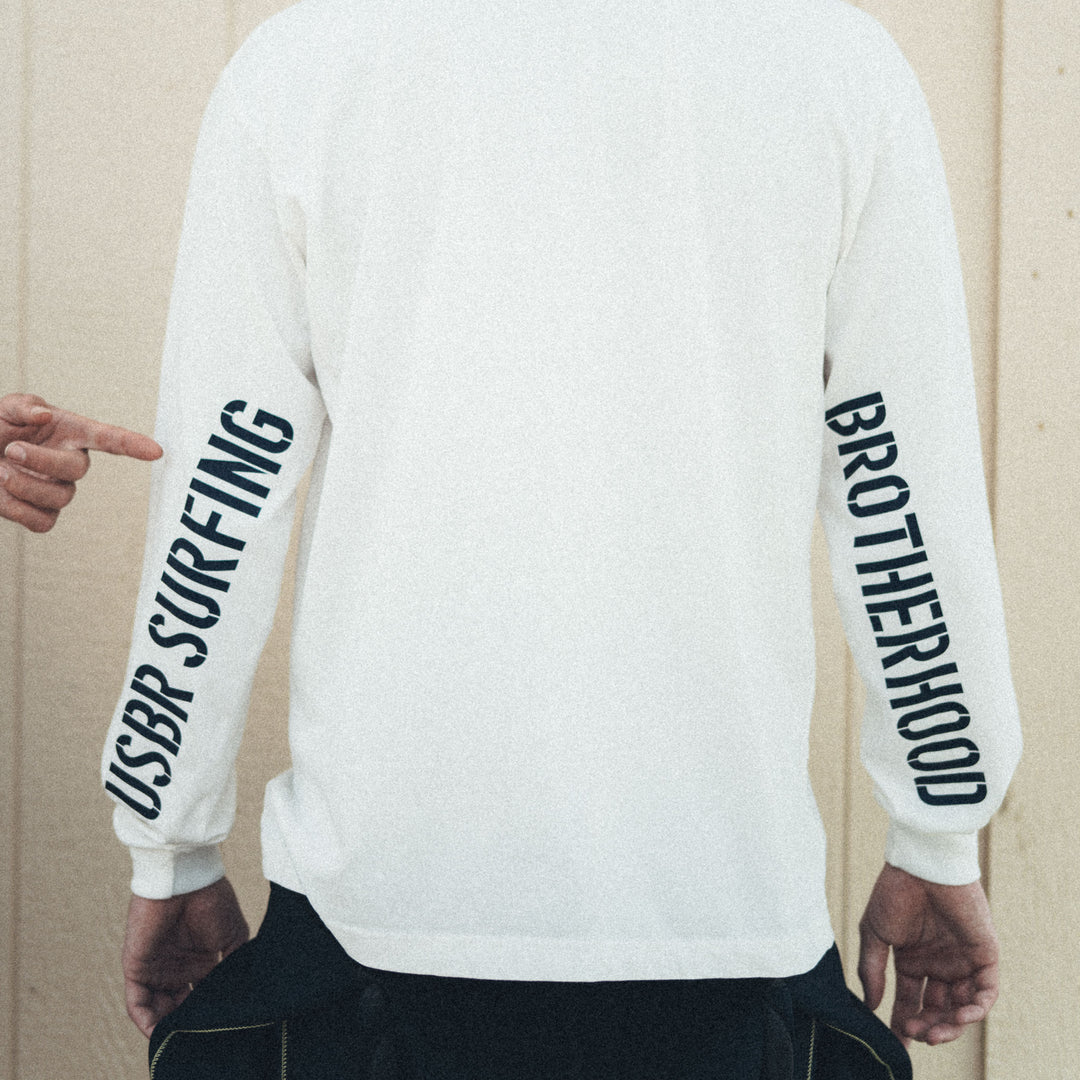 Brotherhood Long Sleeve Tee - Off White