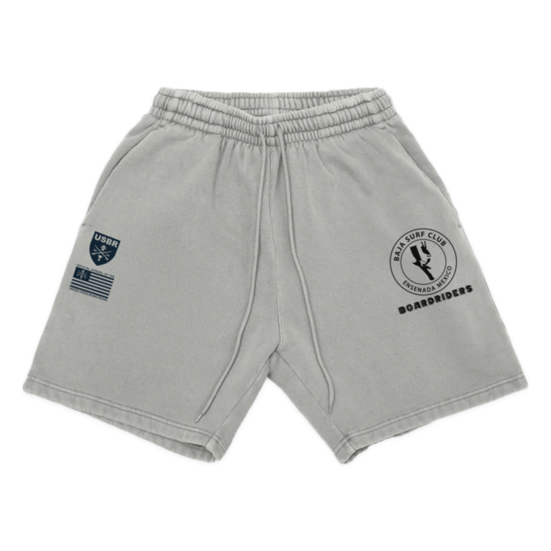 Baja Dawn Patrol Fleece Short - Gray - front
