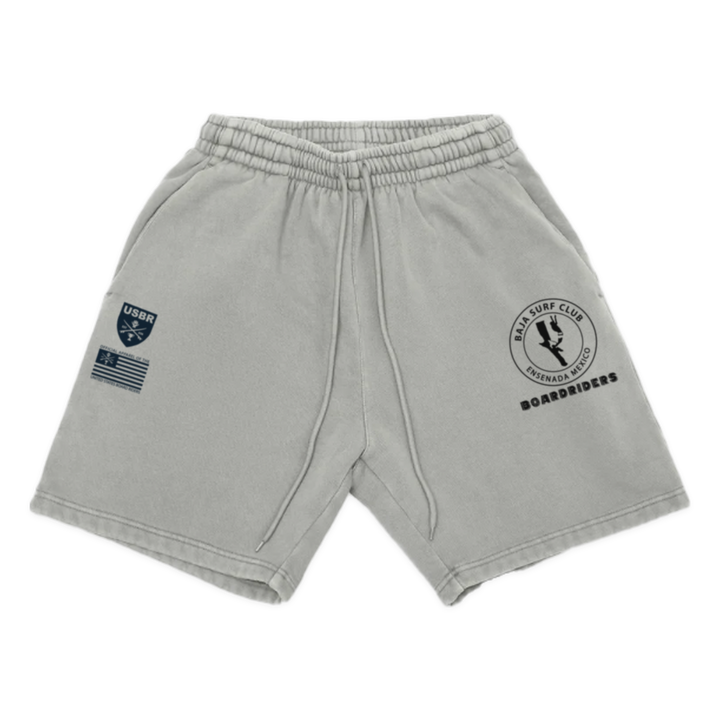 Baja Dawn Patrol Fleece Short - Gray - front
