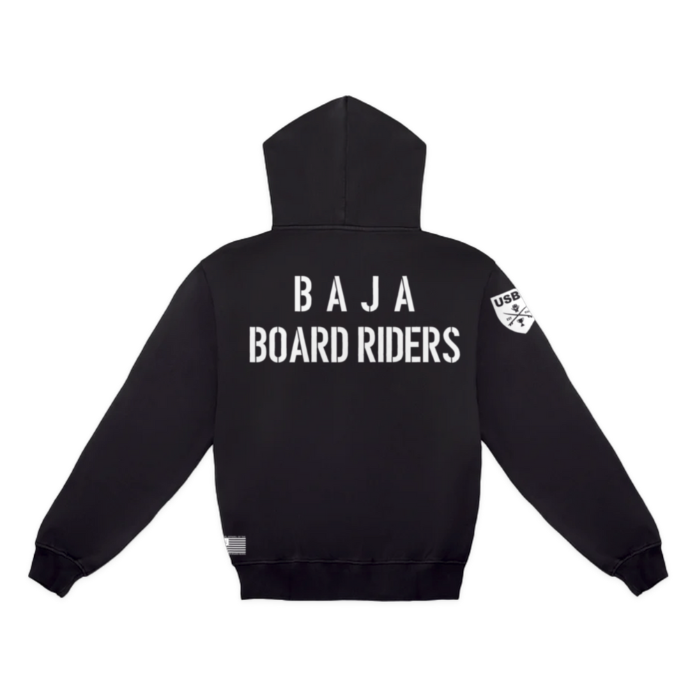 Baja Dawn Patrol Pullover Hoodie - Black - back