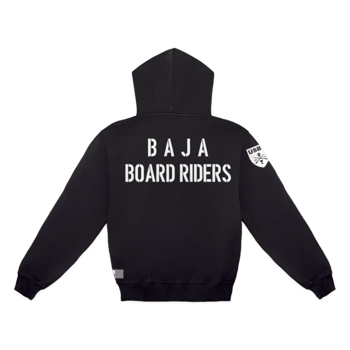 Baja Dawn Patrol Pullover Hoodie - Black - back
