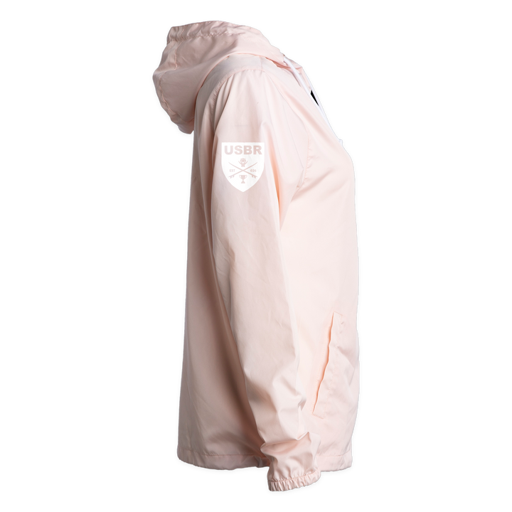 Baja Sideline Shell Windbreaker - Light Pink - right side