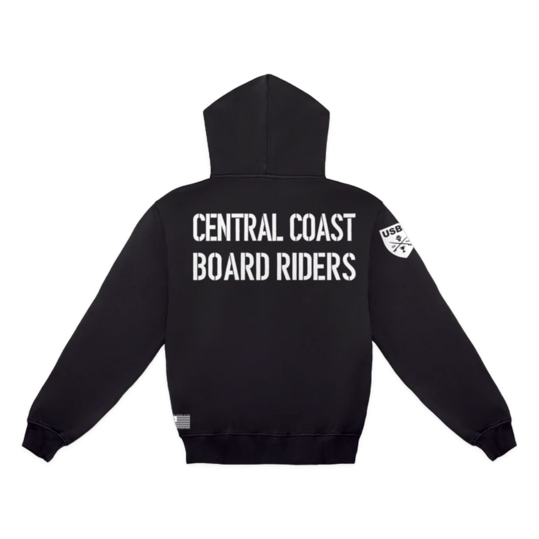 Central Coast Dawn Patrol Pullover Hoodie - Black - back