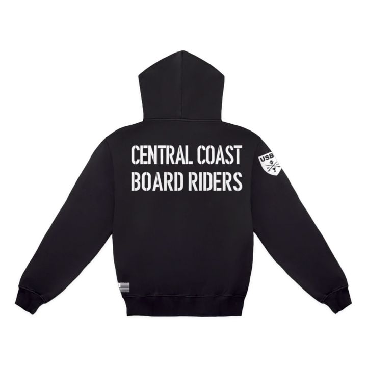 Central Coast Dawn Patrol Pullover Hoodie - Black - back