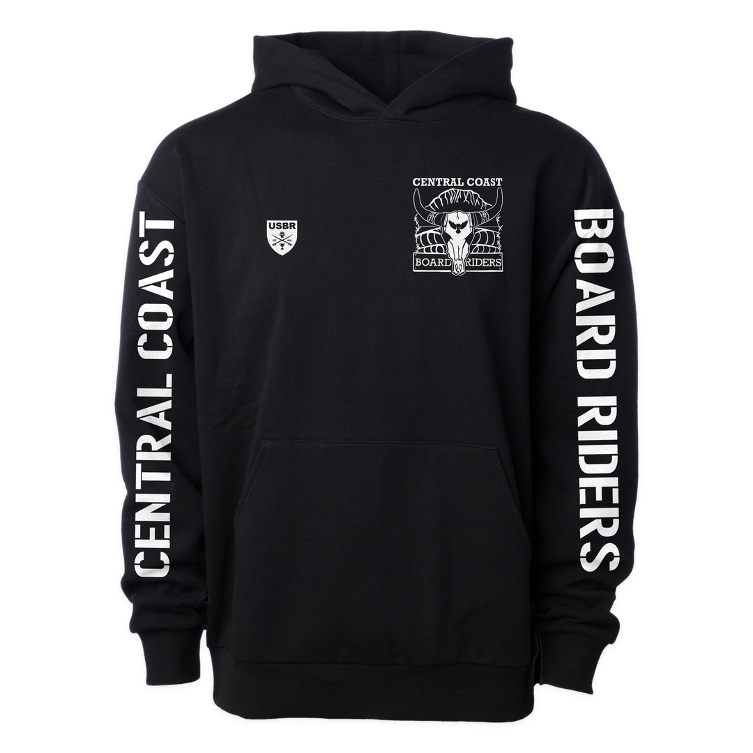 Central Coast Sideline Pullover Hoodie - Black - front