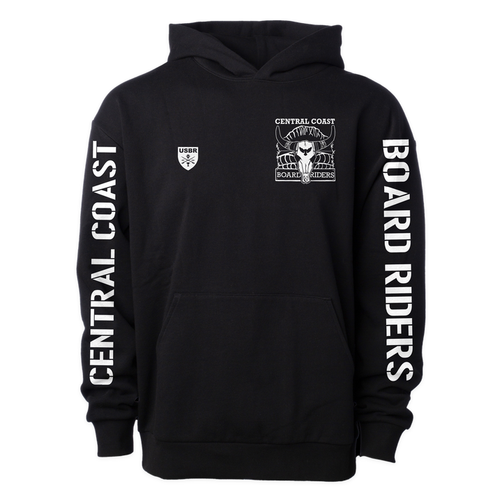 Central Coast Sideline Pullover Hoodie - Black - front