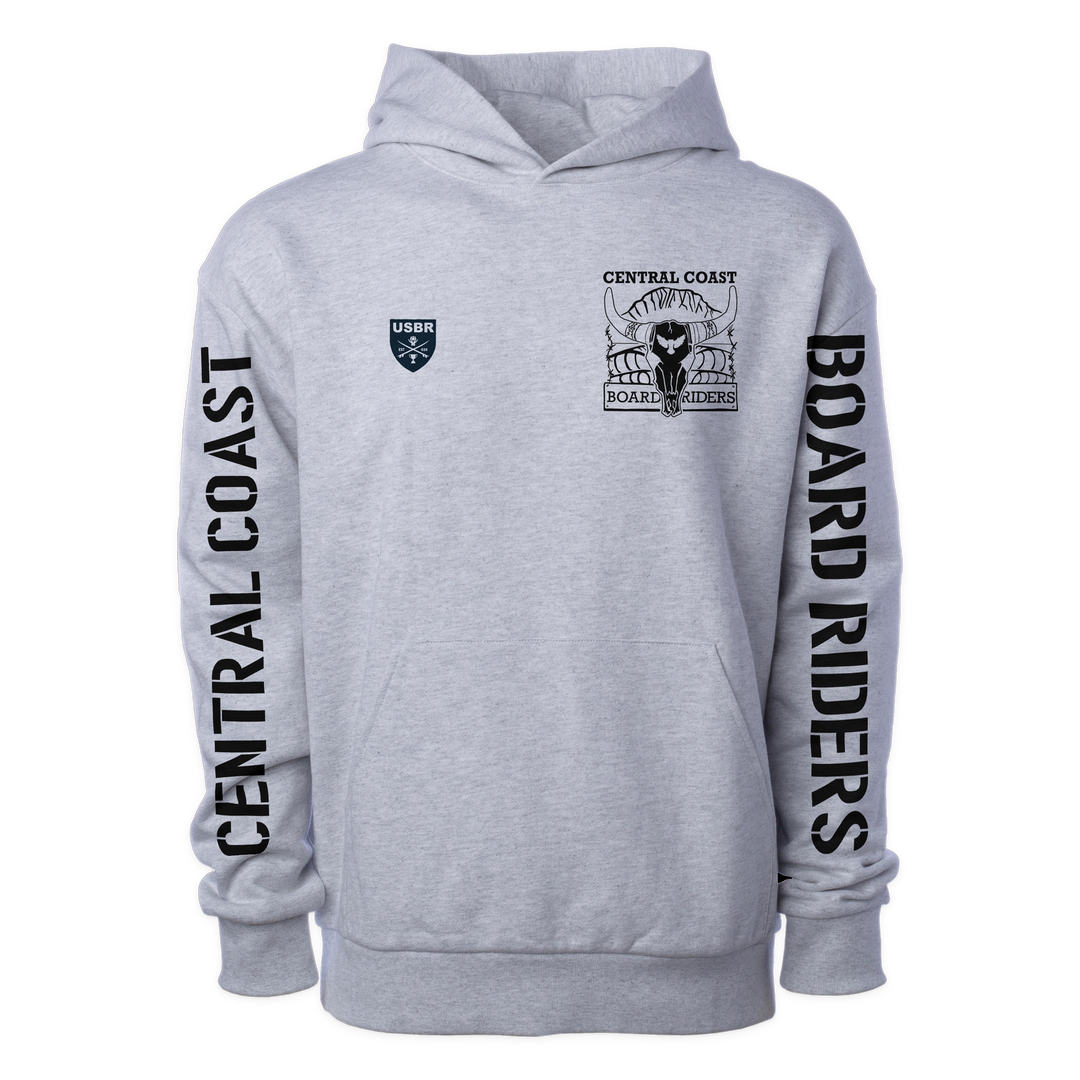 Central Coast Sideline Pullover Hoodie - Heather Gray - front