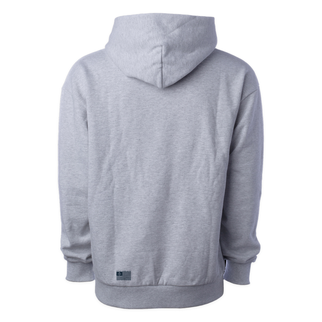 Central Coast Sideline Pullover Hoodie - Heather Gray - back