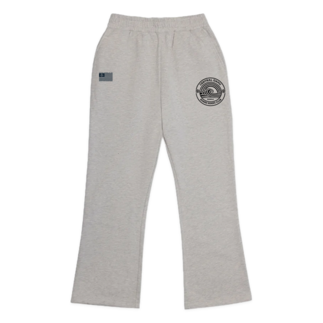 Central Oahu Dawn Patrol Open-Leg Pant - Heather Gray - front