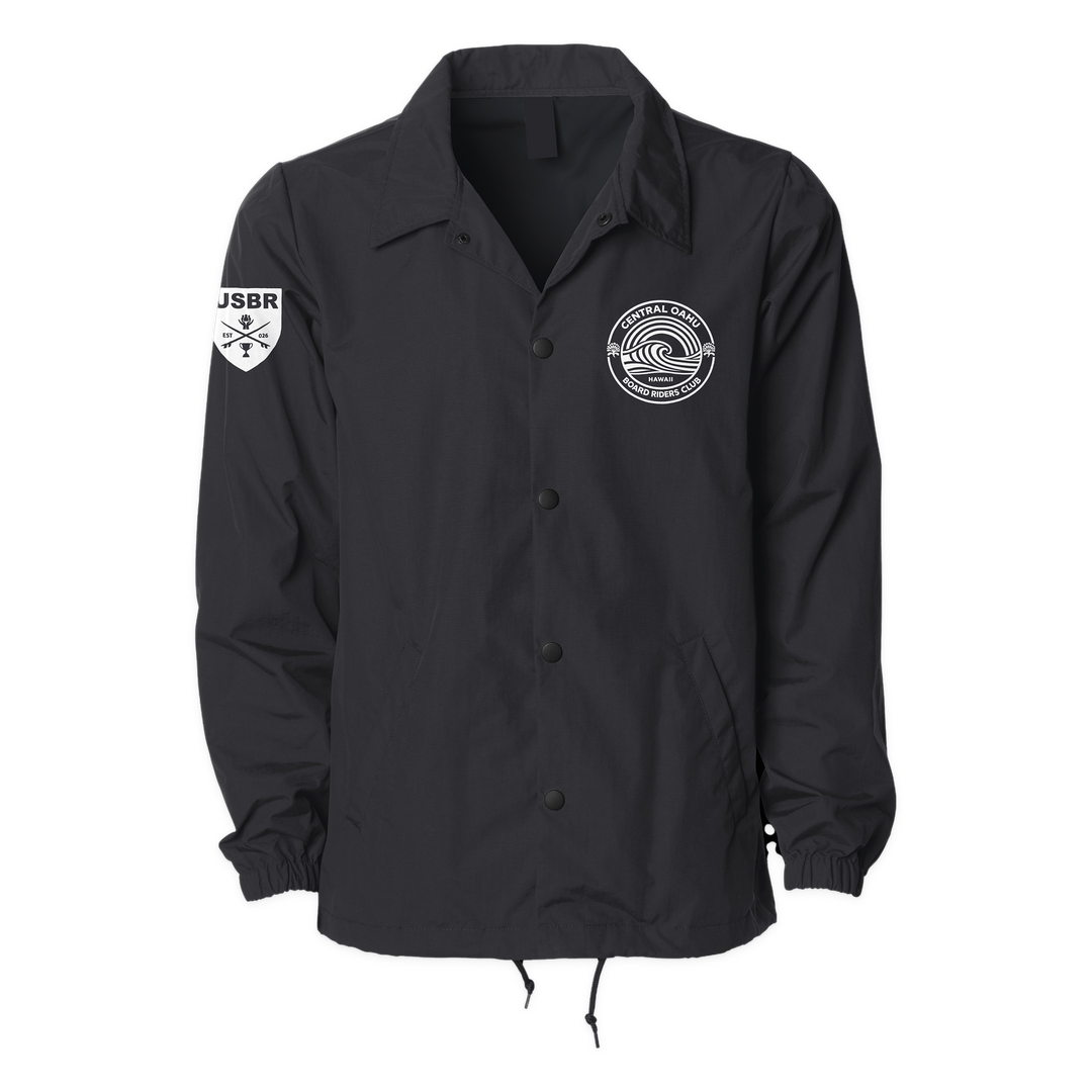 Central Oahu Sideline Commander Jacket - Black - front