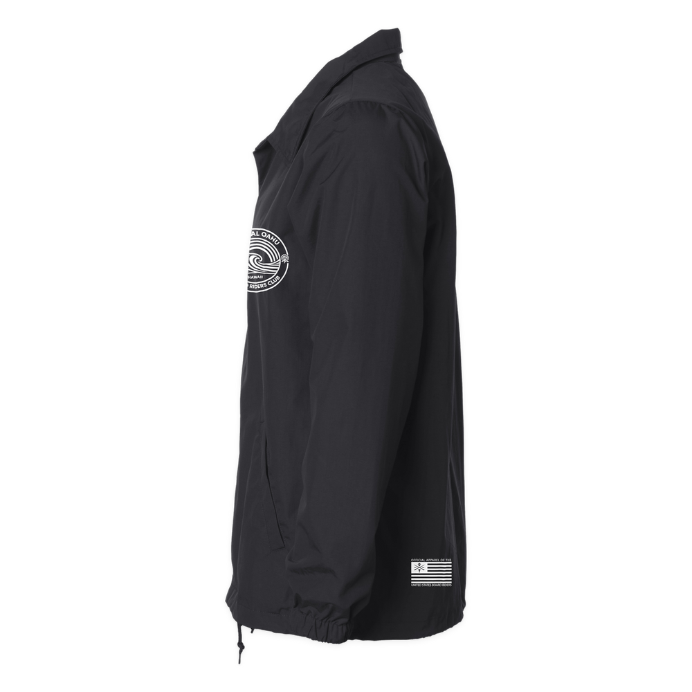 Central Oahu Sideline Commander Jacket - Black - left side