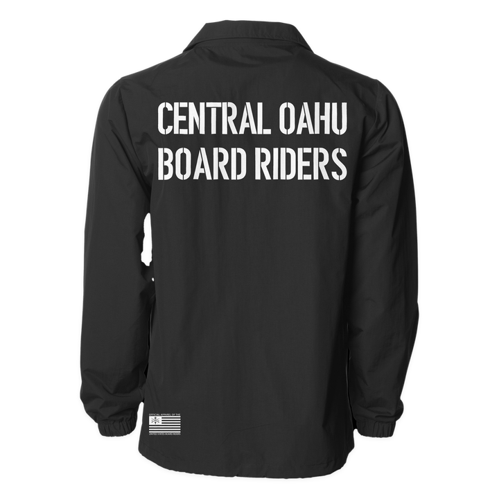 Central Oahu Sideline Commander Jacket - Black - back