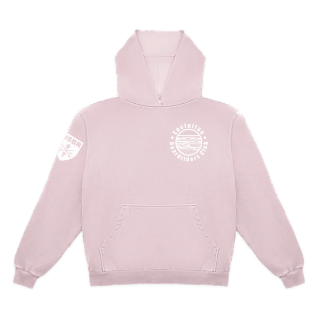 Encinitas Dawn Patrol Pullover Hoodie - Light Pink - front