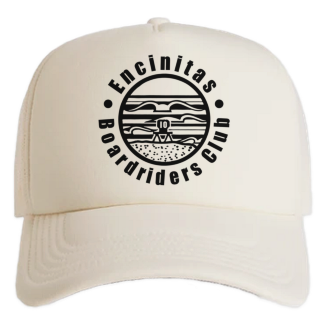 Encinitas Frame Foam Trucker - Off White - front