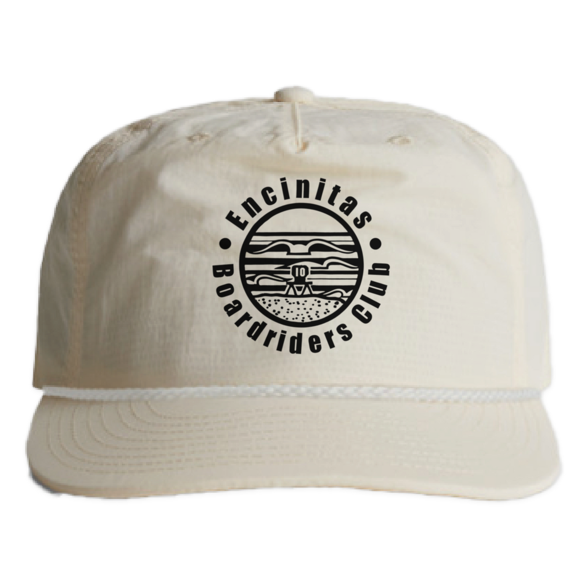 Encinitas Nylon Surf Rope Cap - Off White – USBR Apparel