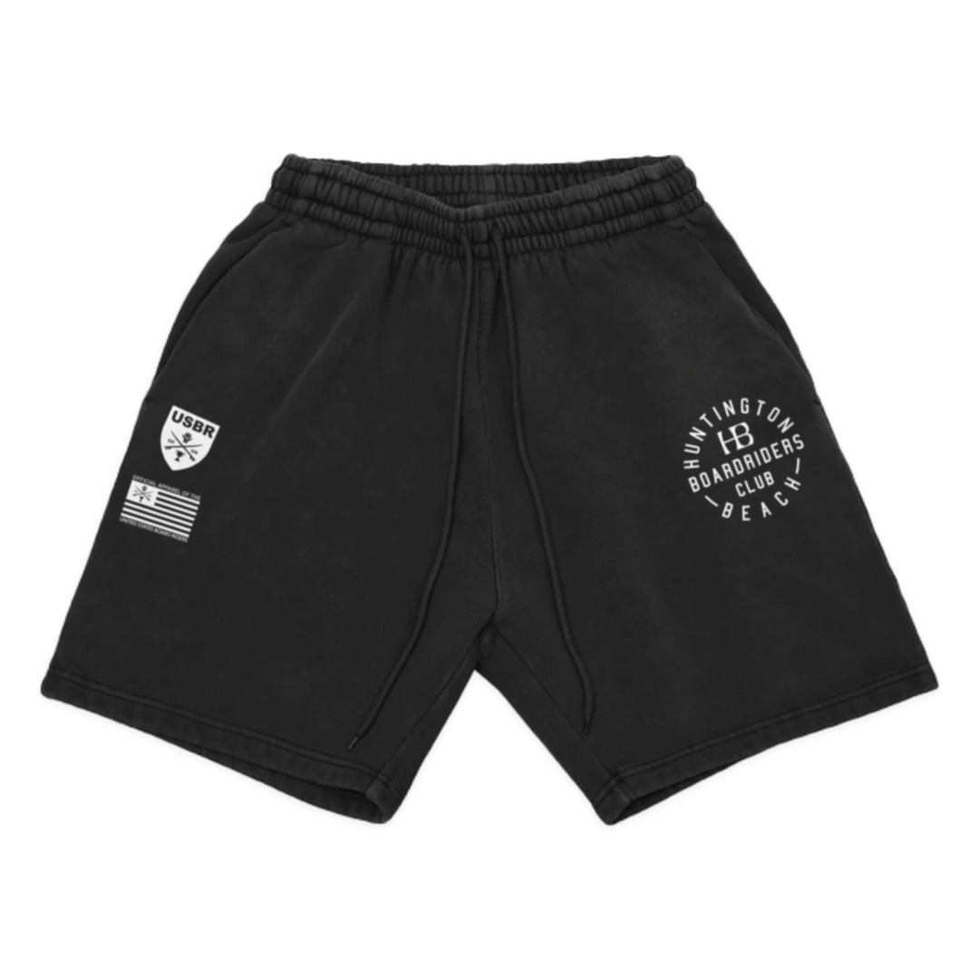 Huntington Dawn Patrol Fleece Short - Black - front