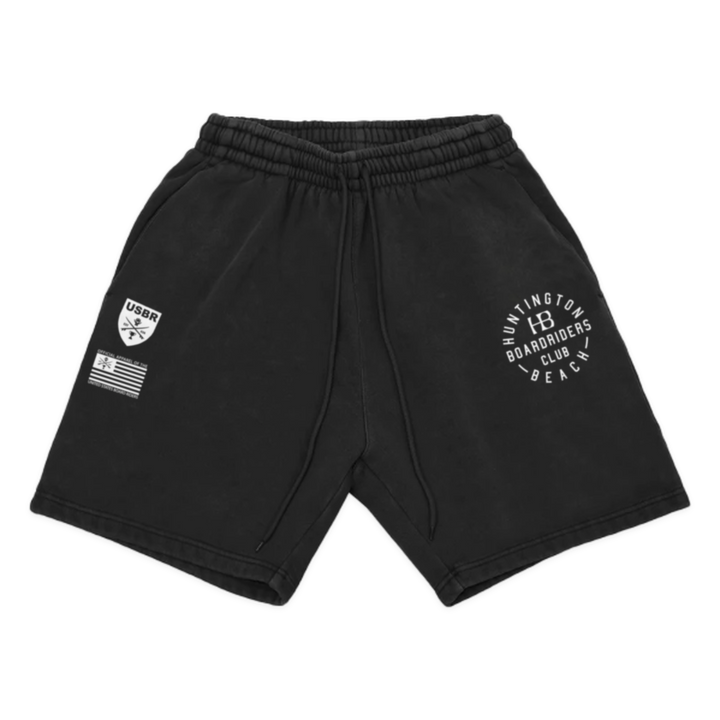 Huntington Dawn Patrol Fleece Short - Black - front