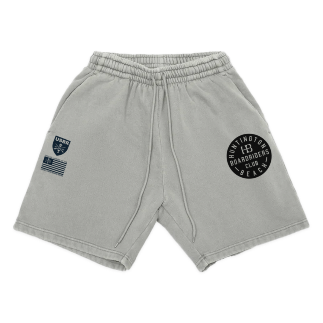 Huntington Dawn Patrol Fleece Short - Gray - front