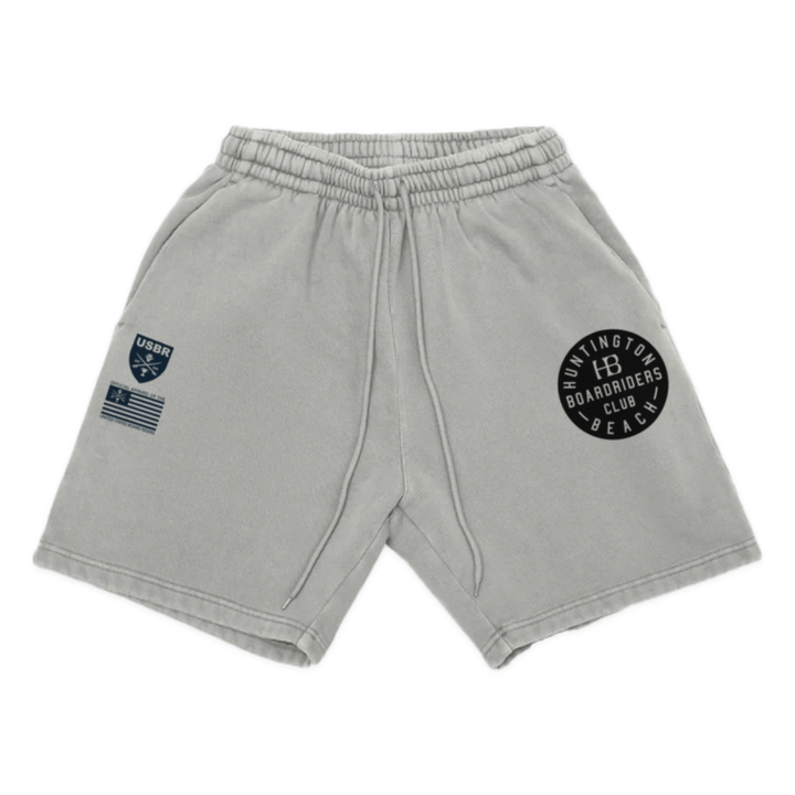 Huntington Dawn Patrol Fleece Short - Gray - front