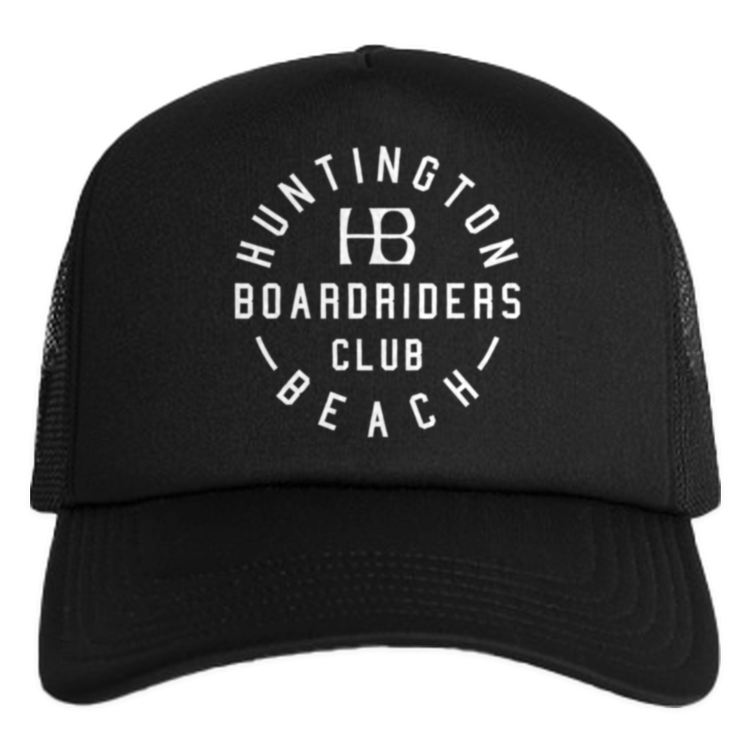 Huntington Frame Foam Trucker - Black - front