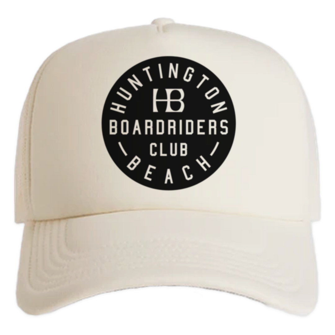 Huntington Frame Foam Trucker - Off White - front