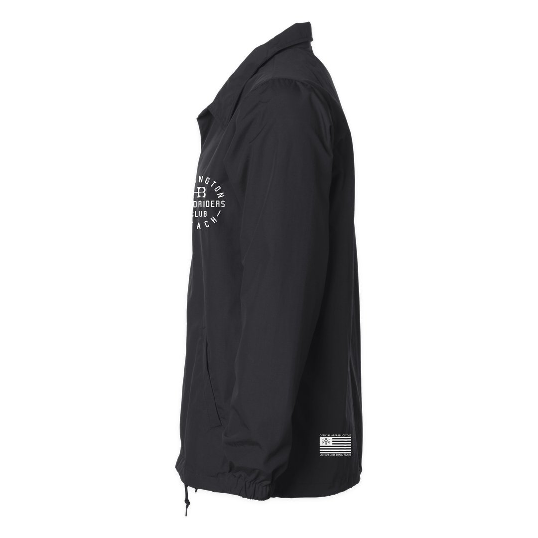 Huntington Sideline Commander Jacket - Black - left side