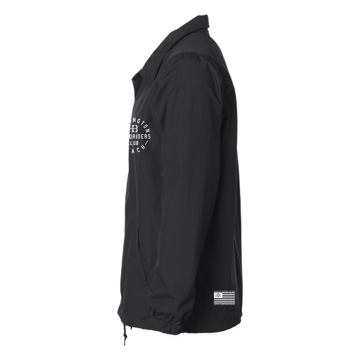 Huntington Sideline Commander Jacket - Black - left side
