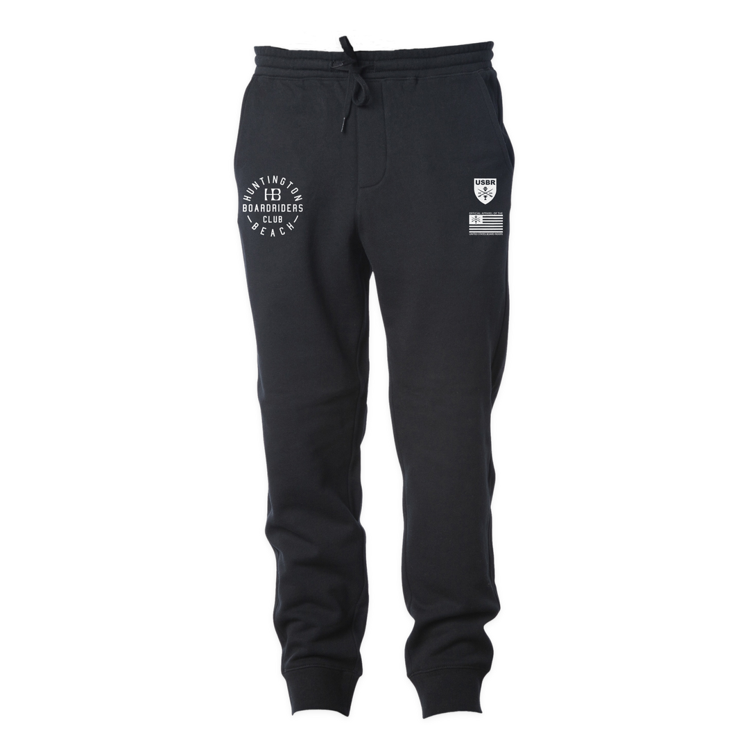 Huntington Sideline Fleece Pant - Black - front