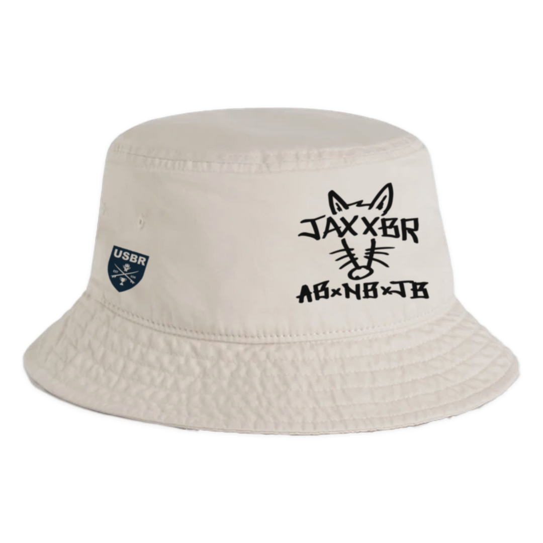 Jacksonville Cotton Bucket Hat - Faded Bone - front
