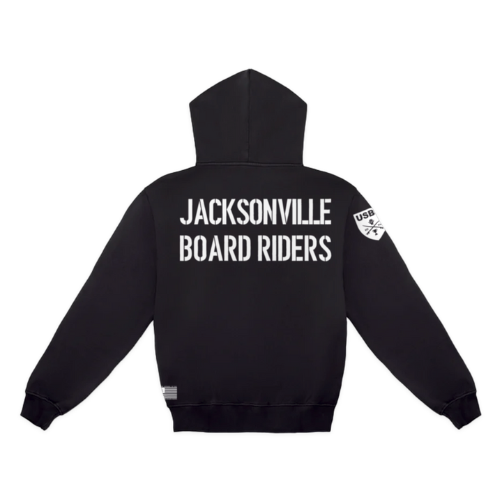 Jacksonville Dawn Patrol Pullover Hoodie - Black - back