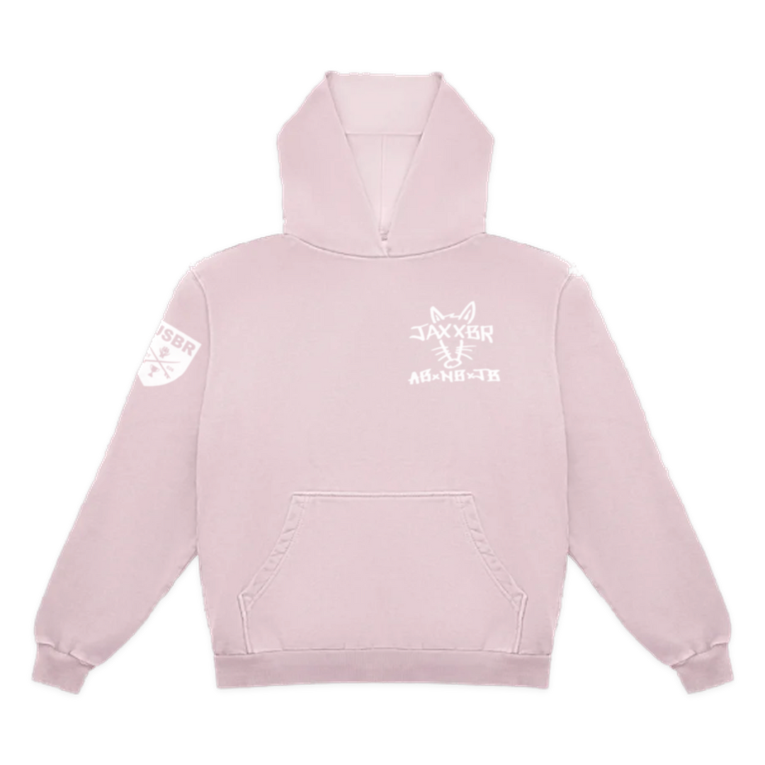 Jacksonville Dawn Patrol Pullover Hoodie - Light Pink - front
