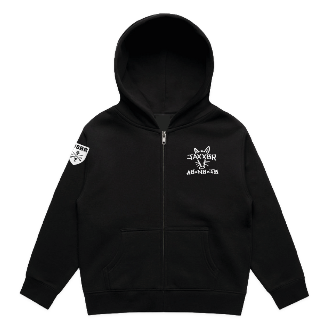 Jacksonville Dawn Patrol Zip Hoodie - Black - front