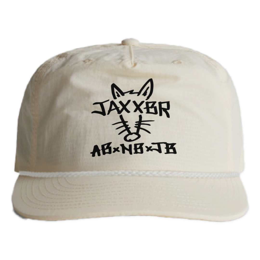 Jacksonville Nylon Surf Rope Cap - Off White - front