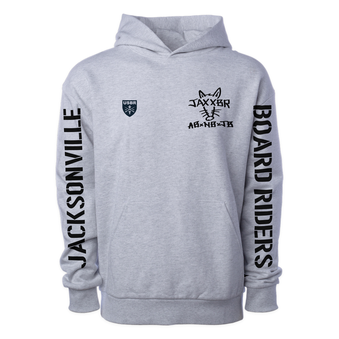 Jacksonville Sideline Pullover Hoodie - Heather Gray - front