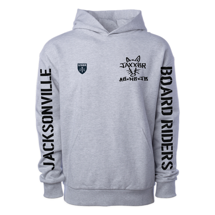 Jacksonville Sideline Pullover Hoodie - Heather Gray - front