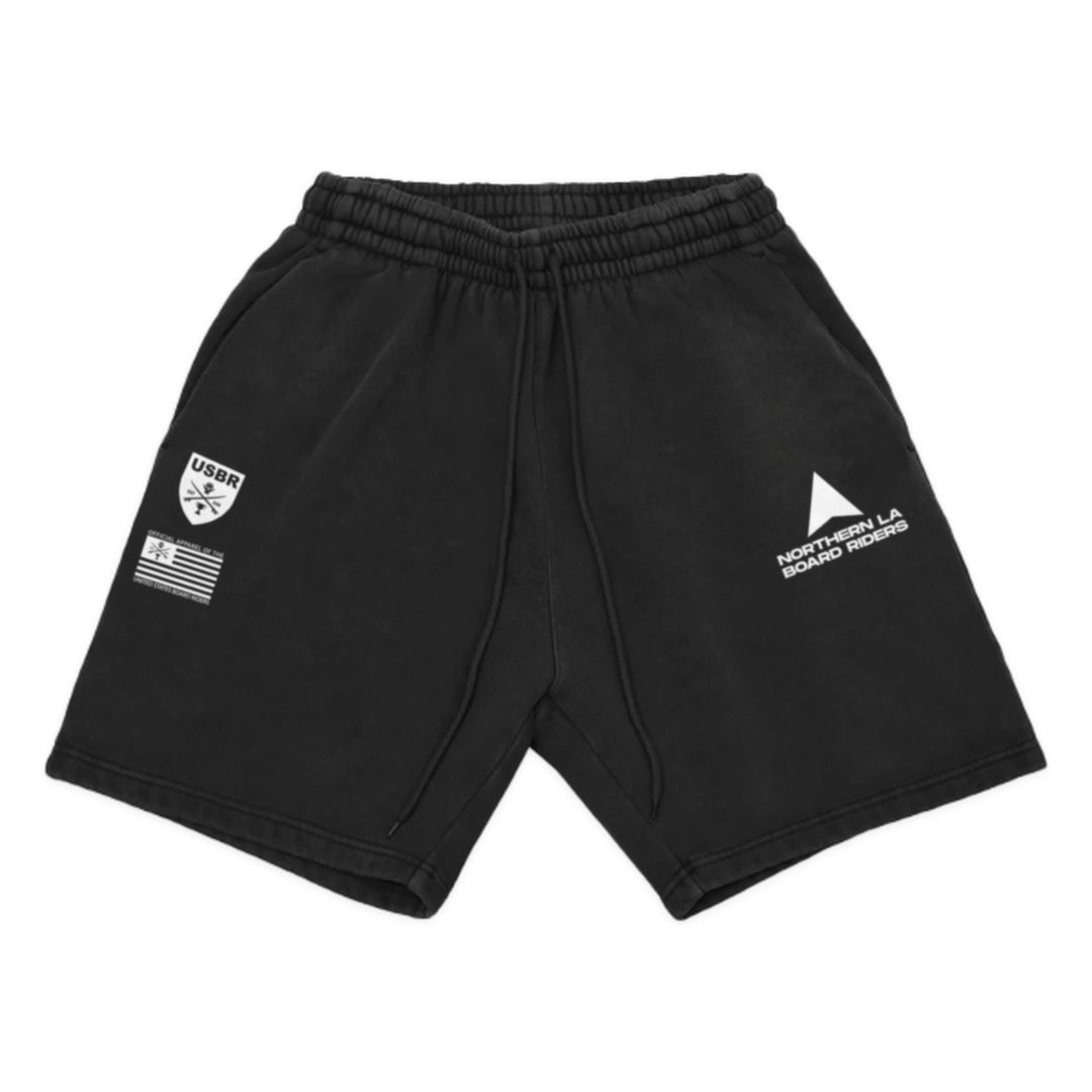 Northern LA Dawn Patrol Fleece Short - Black - front