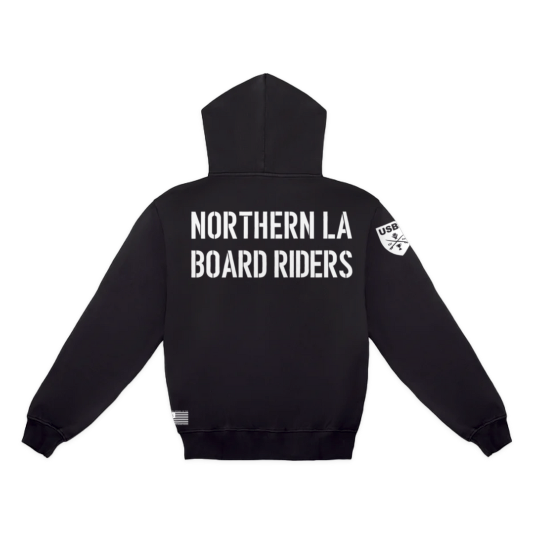 Northern LA Dawn Patrol Pullover Hoodie - Black - back