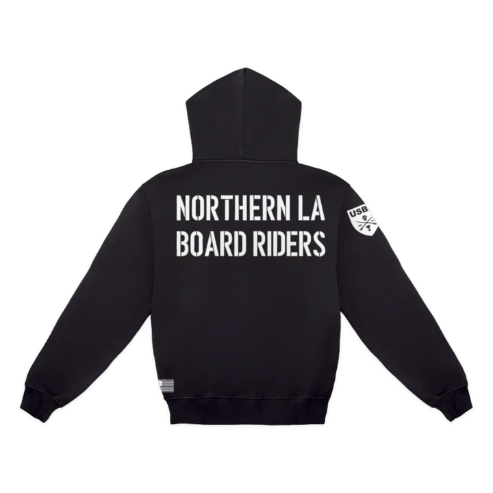 Northern LA Dawn Patrol Pullover Hoodie - Black - back