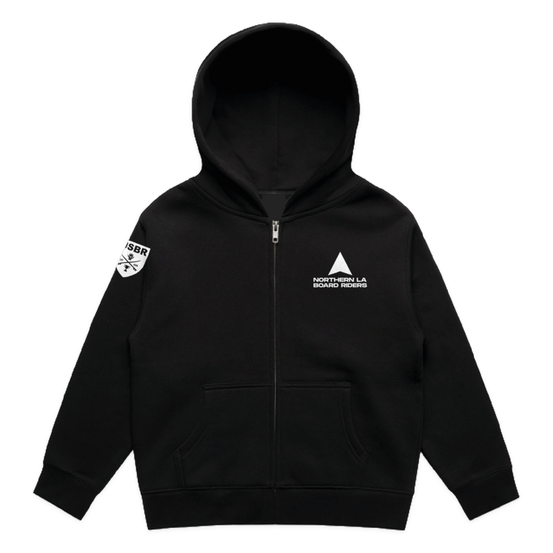 Northern LA Dawn Patrol Zip Hoodie - Black - front