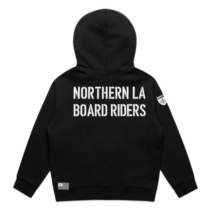 Northern LA Dawn Patrol Zip Hoodie - Black - back