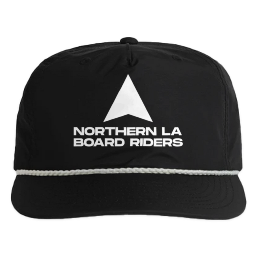Northern LA Nylon Surf Rope Cap - Black - front
