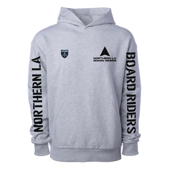 Northern LA Sideline Pullover Hoodie - Heather Gray - front