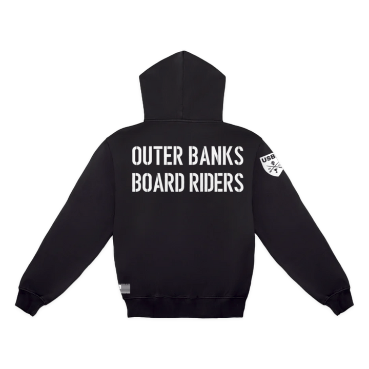 Outer Banks Dawn Patrol Pullover Hoodie - Black - back
