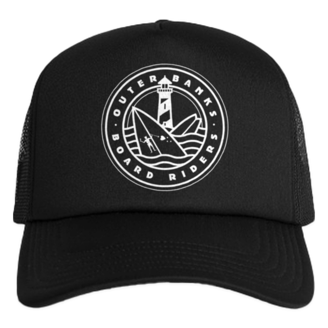 Outer Banks Frame Foam Trucker - Black - front