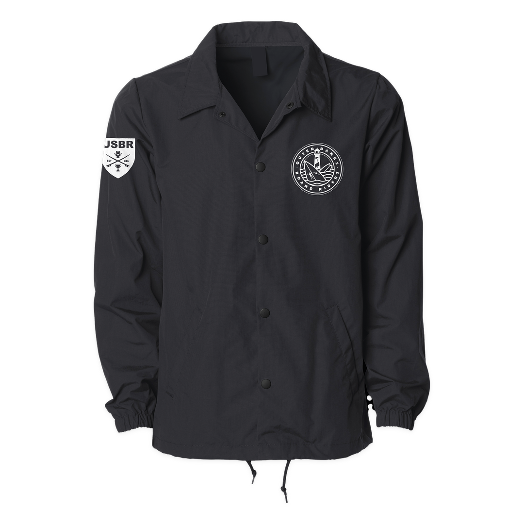 Outer Banks Sideline Commander Jacket - Black - front