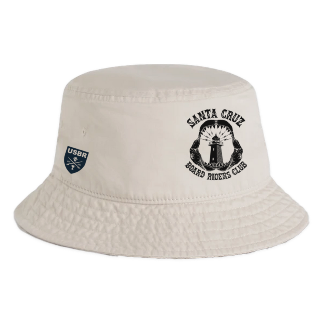 Santa Cruz Cotton Bucket Hat - Faded Bone - front