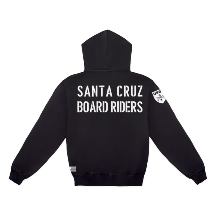 Santa Cruz Dawn Patrol Pullover Hoodie - Black - back