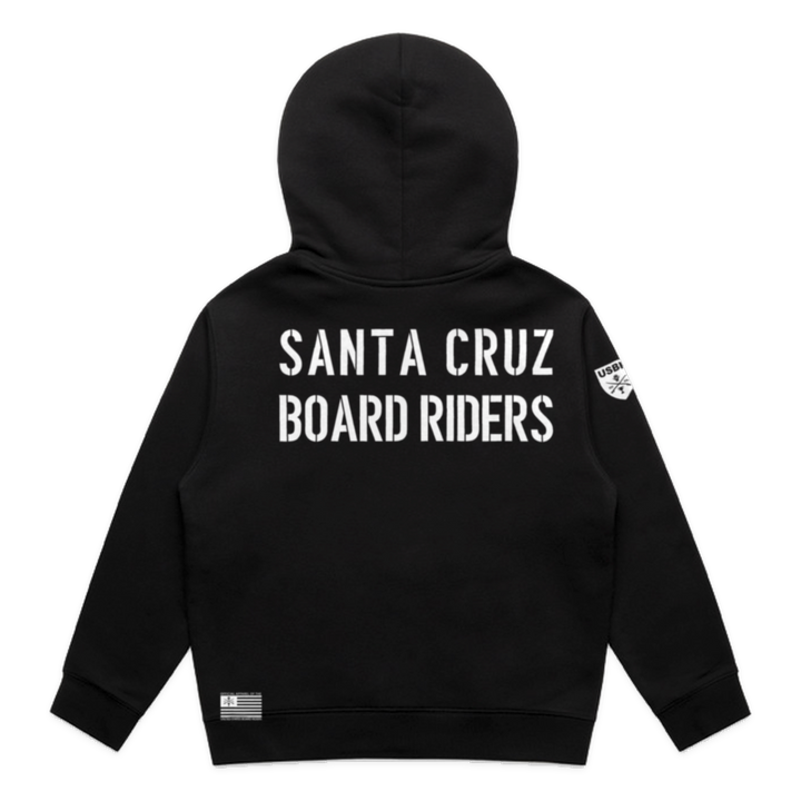 Santa Cruz Dawn Patrol Zip Hoodie - Black - back