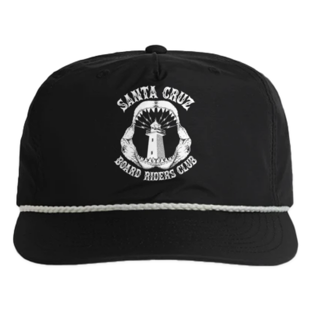 Santa Cruz Nylon Surf Rope Cap - Black - front