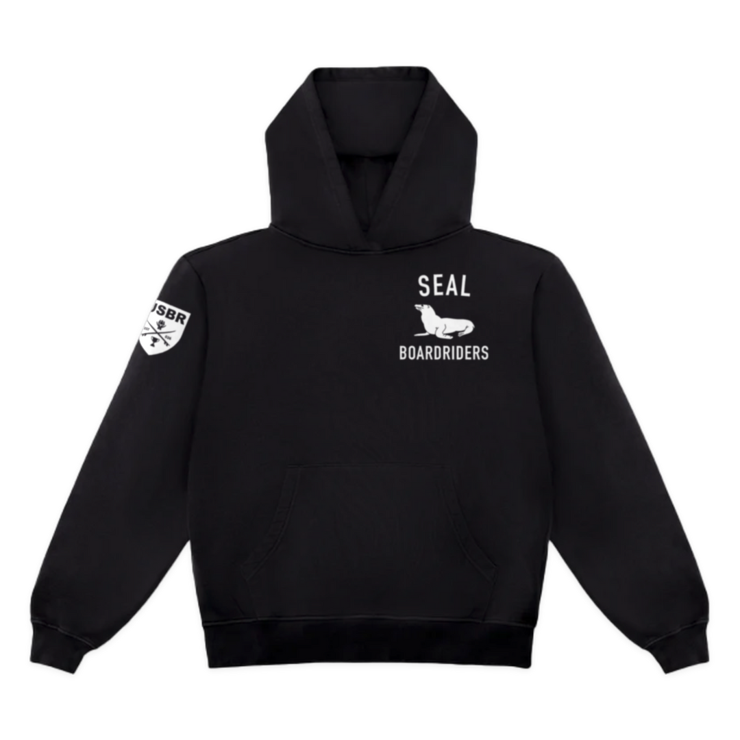 Seal Dawn Patrol Pullover Hoodie - Black - front